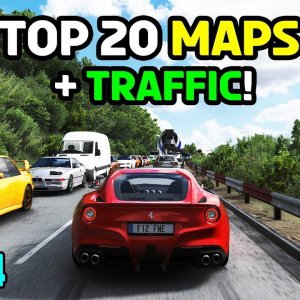 TOP 20 Maps with TRAFFIC for ASSETTO CORSA in 2024!
