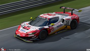 Pau and Ferrari 296 GT3 Liveries Set For 25th March RaceRoom Release