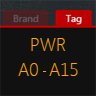 CAR TAGS (Power to Weight) & (A0 - A15)