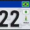 2017 Brazilian License Plates (Mercosur)