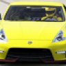Nissan 370z yellow with mat black rims