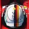 Sebastian Vettel 2018 pre-season helmet N.1