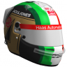 Antonio Giovinazzi career helmet pack