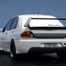 White Carbon skin for Mitsubishi Lancer Evo VIII S2