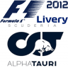 Alpha Tauri Toro Rosso Livery for F1 2012