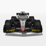 Silver-black Mclaren concept livery for ACFL Redbull RB18