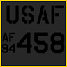 F458 GT2 US Fighter Aircraft Livery