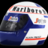 Alain Prost new updated version 1985 helmet