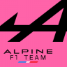 RSS Formula Hybrid 2022 Alpine A523 Pink Livery