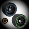 All F1 Tyres for RSS Formula Hybrid 2022 Wet Physics Included