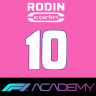2023 F1 Academy Rodin Carlin #10 (Alpine livery)