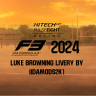 FIA Formula 3 2024 Season | Luke Browning Hitech GP Livery