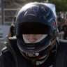 Russell, Michael Schumacher tribute helmet