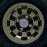 Black accented wheels for Lancia Fulvia HF