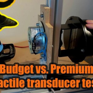 £15 vs. £45 Tactile transducer test! - Can you feel it through your screen?
