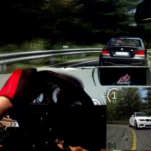 AC - Mount Akina Downhill - BMW 1M - Traffic