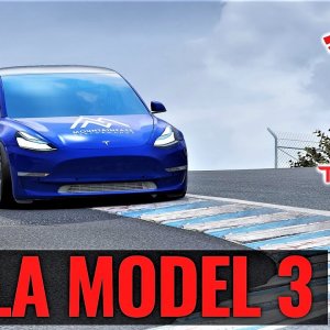 Tesla Model 3 MP Performance | HOTLAPS at Laguna Seca | Assetto Corsa | 4K