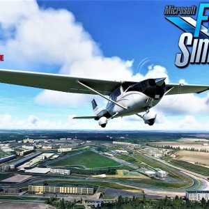 Flying over Silverstone | Microsoft Flight Simulator | 4K