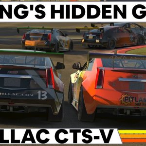 The Cadillac CTS-V : One of iRacing's hidden gems !