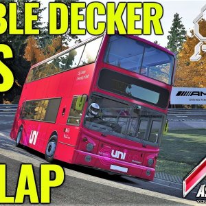 FLAT OUT in a Double Decker Uni Bus Around the Nordschleife! | Assetto Corsa | (Mod Download)