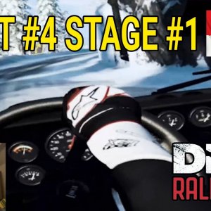 Dirt Rally 2.0 VR | Career mode | Event Four - Monaco | Lancia Stratos first time on snow!