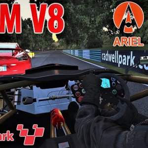 Ariel Atom V8 Morning Track Day at Cadwell Park (Onboard) | Assetto Corsa