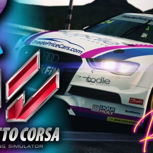 ASSETTO CORSA - MODDED - 5 LAP RACE - DONINGTON PARK 2018 - AUDI RS3 BTCC