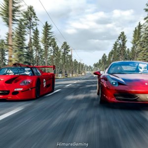 Ferrari F50GT Chasing Other 2 Ferrari On Road | Assetto Corsa Photorealistic Graphics 4k Gameplay