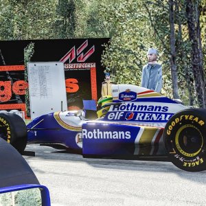 Damon Hill Chasing Ayrton Senna On The Streets Of Transfagarasan | Assetto Corsa Ultra Graphics