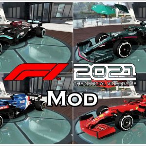 F1 2021 Mod: Better Liveries and Driver - Mod Demonstration