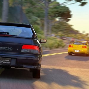 Assetto Corsa: Pacific Coast Highway Cruise with traffic