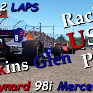 JUST 2 LAPS - Automobilista 2 - Racin' USA Pt2 - Watkins Glen - First Look - Reynard 98i Mercedes