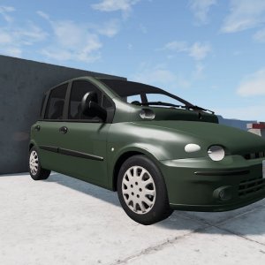 Fiat Multipla vs Bus   BeamNG drive