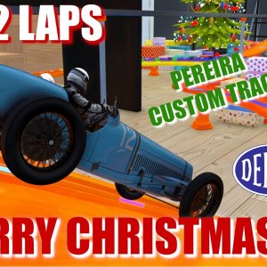 JUST 2 LAPS - Assetto Corsa - MERRY CHRISTMAS !!! Custom track by Derick Pereira feat. Delage 15S8