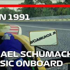 A ROOKIE WITH A GREAT POTENTIAL | 1991 Benetton B191 | Catalunya | Michael Schumacher Onboard