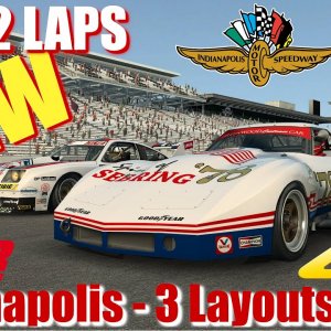 JUST 2 LAPS - Race Room - NEW TRACK - Indianapolis - 3 Layouts - 4K Ultra Graphics Quality