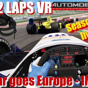 Indycar goes Europe - Imola - Season 2000 cars - Link to liveries in description - JUST 2 LAPS VR