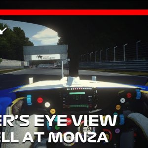 [#AssettoCorsa] George Russell's Helmet Cam at Monza but there's only him on the track!