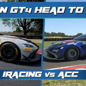 iRacing VS Assetto Corsa Competizione - The best Aston Martin V8 GT4