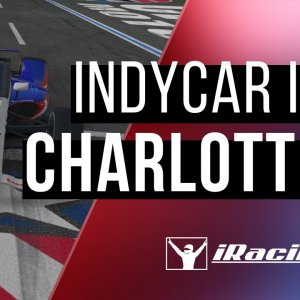 iRacing: Charlotte Motor Speedway - Dallara IR18 IndyCar - fix setup - Oval - Let´s play - Deutsch