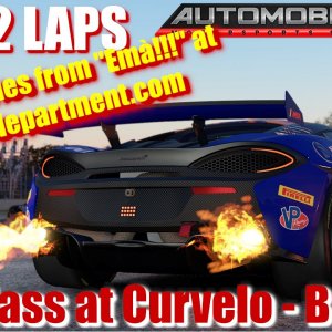 Automobilista 2 -  GT4 Class at Curvelo with new liveries from "Emà!!!" (link below) - JUST 2 LAPS