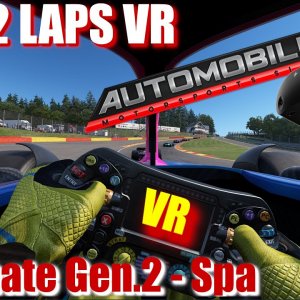Automobilista 2 - Update - F-Ultimate Gen.2 - Spa Francorchamps - first run in VR - JUST 2 LAPS VR