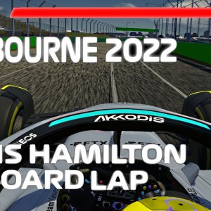 Assetto Corsa - Mercedes W13 Lewis Hamilton Onboard - Melbourne 2022
