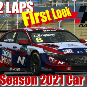 WTCR Season 2021 has arrived in RaceRoom ! New Car - Hyndai Elantra - First look in 4K - JUST 2 LAPS