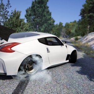 Assetto Corsa - Drifting Nissan 370Z on tight Rally Stage