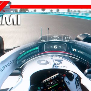 F1 2022 Miami Grand Prix | Pierre Gasly Onboard Lap - Alpha Tauri AT03 | Assetto Corsa