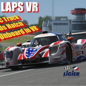 rFactor2  - New Track - Brands Hatch - 2 Laps in VR with the Ligier JSP320 - JUST 2 LAPS VR