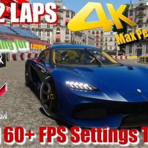 Assetto Corsa - Tutorial to optimze your framerate for 4k gameplay with max. quality - JUST 2 LAPS