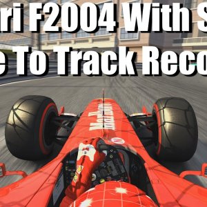 Ferrari F2004 With Slicks At Monaco ! Very Close To Lap Record ! 4k