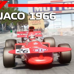 Niki Lauda Onboard Lap - March Racing 711 | Monaco GP 1966 | Assetto Corsa RESHADE